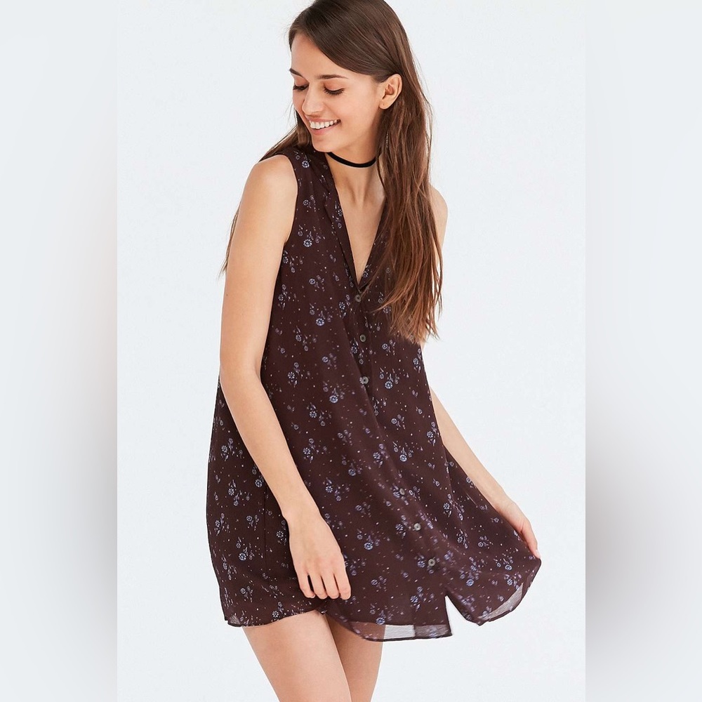 Urban Outfitters Kimchi Blue Katrina Button Down Dress
